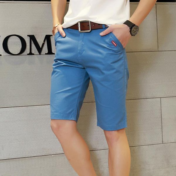 

men's shorts solid men plaid waist fitted short hem mens fashion plus size summer voguecotton brand style homme, White;black