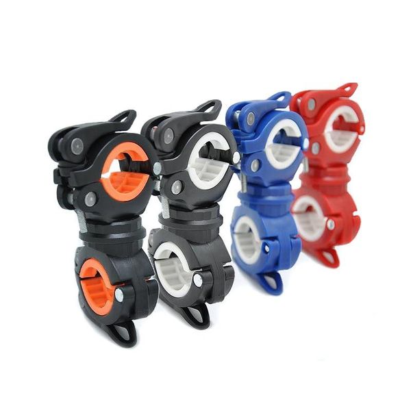 

bicycle light bracket bike lamp holder mtb cycling led torch headlight pump stand quick release mount 360 degree rotatable lights