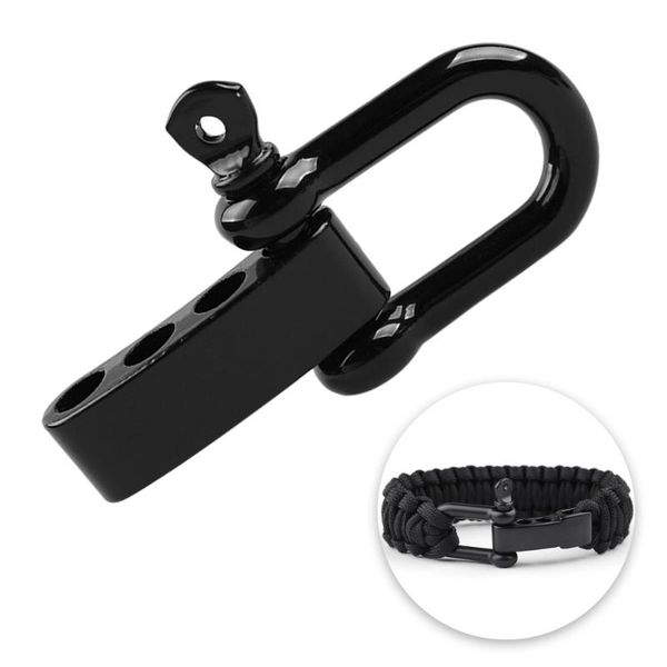 

cords, slings and webbing lixada 10pcs u shape adjustable shackle adjuster anchor zinc alloy rope paracord bracelet buckle for outdoor campi