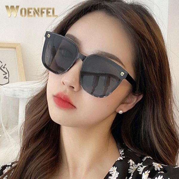 

sunglasses woenfel fashion women vintage square designer sun shades glasses female eyeglasses retro travel eyewear, White;black