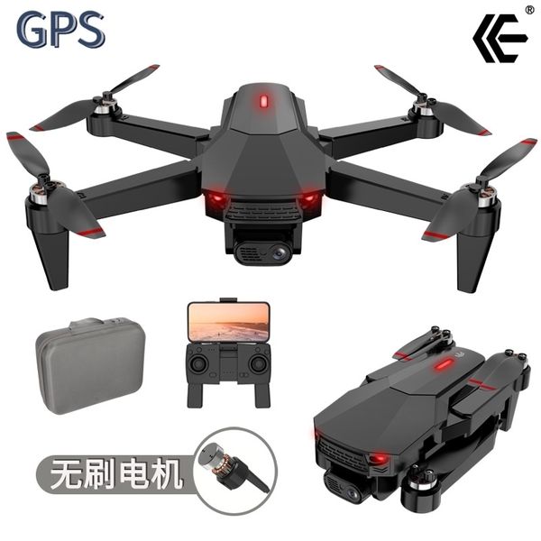 

s9 folding brushless uav hd 4k aerial pgraphy dual camera gps four axis remote control toy aircraft