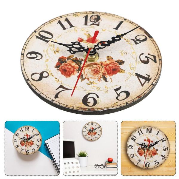 

wall clocks wooden clock adornment silent tableclassic style decor ornament