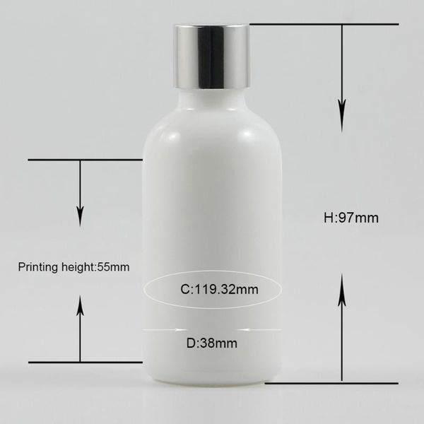 

storage bottles & jars 50ml good sale empty wholesale white jade facial toner bottle