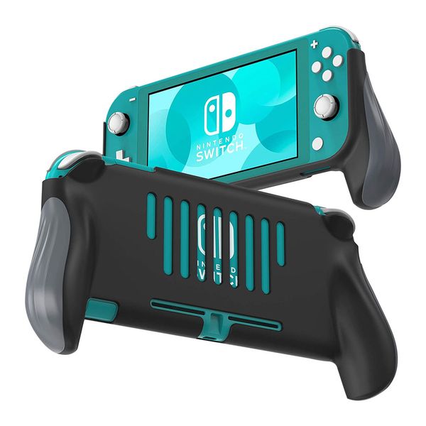 Manette maniglie a mano impugnatura a mano protezione protezione cover guscio custodia per guscio per nintend switch lite console game seminterra dhl fedex ems