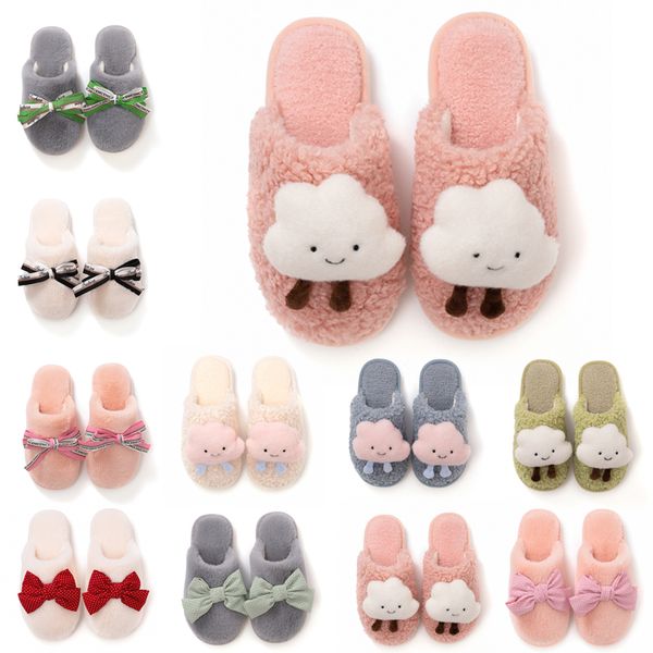 Atacado Chinelos de Pele de Inverno para Mulheres Vermelho Matcha Amarelo Rosa Branco Slides de Neve Interior Casa Ao Ar Livre Meninas Senhoras Chinelos Peludos Sapatos Macios e Confortáveis 36-41