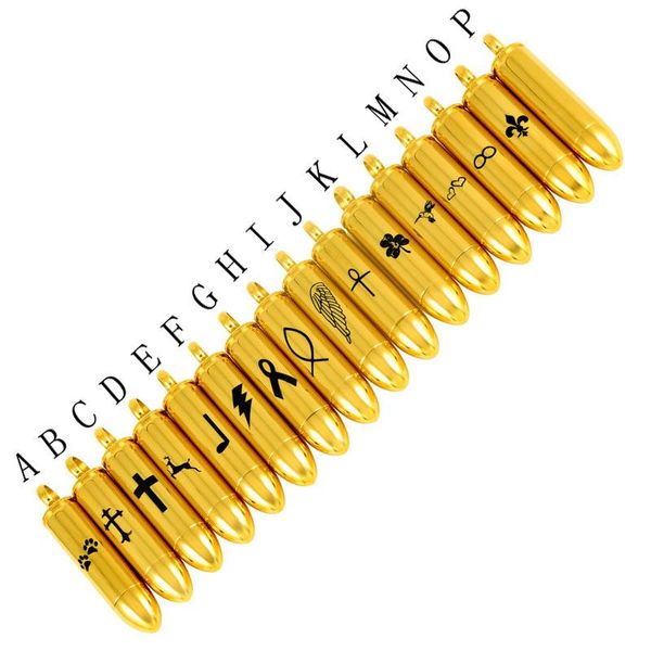 Anhänger Halsketten LKJ9193 Hochpolieren Gold Urne Asche Schmuck für Männer Frauen Blank / Gravierbare Edelstahl Feuerbestattung Halskette Ca