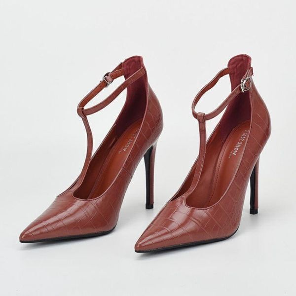 

dress shoes 2021 fashion ladies shallow high heels pumps red high-heeled women, Black