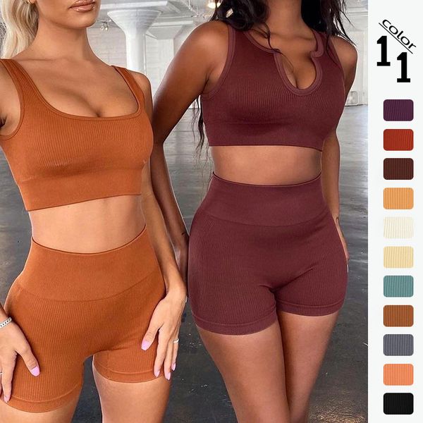 

women's tracksuits rib cycling short and cami crop set, Gray