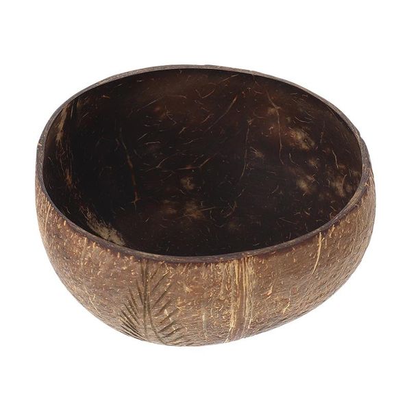 

bowls 1pc fruit bowl coconut shell salad serving (coffee)