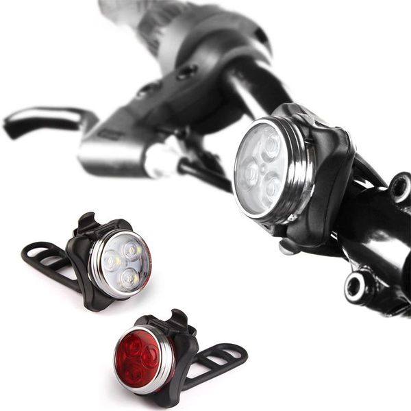 

bike lights usb rechargeable light set,super bright front headlight and rear led bicycle light,650mah lithium battery,4 mode