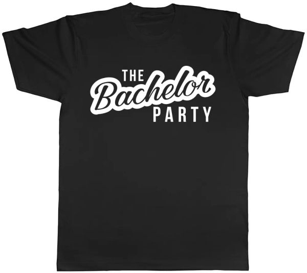 

the bachelor party stag do mens t-shirt tee, White;black