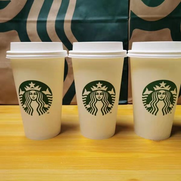 

mugs starbucks drink paper cup disposable classic white cup