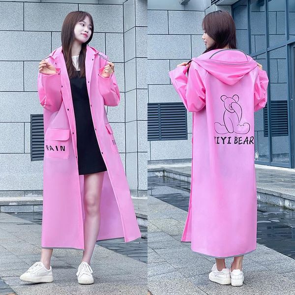 

raincoats transparent poncho raincoat hiking outdoor cycling long coat men women waterproof roupa de chuva rain gear bs50yy