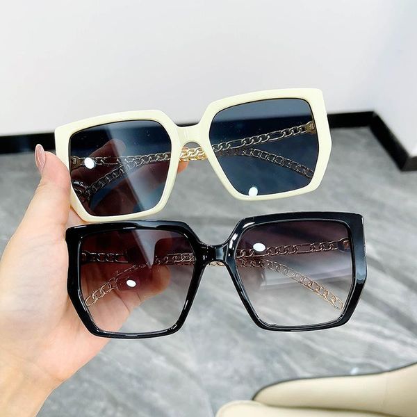 

sunglasses fashion retro oversized square for men women classic male summer sports driving travel big large sun glasses eyewear, White;black