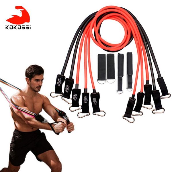 

kokossi yoga fitness resistance band adjustable multifunctional pull rope pilates training shaping equipment arm exercis bands