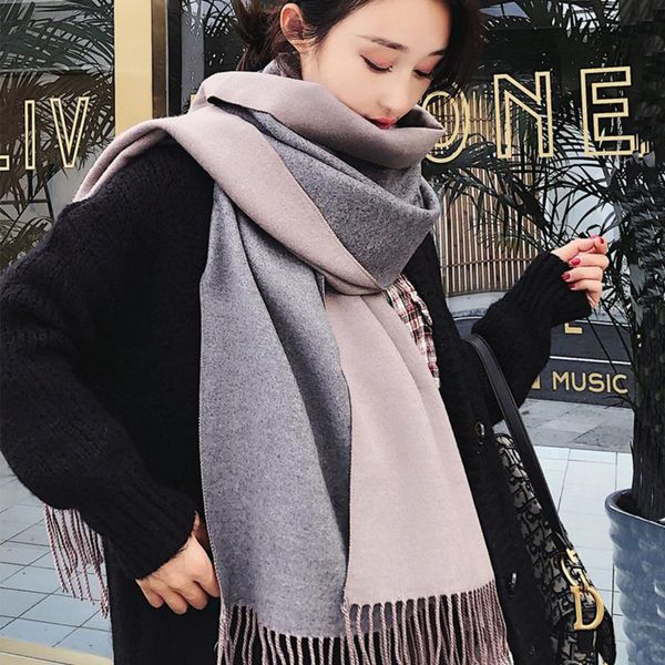 

scarves k0020, Blue;gray