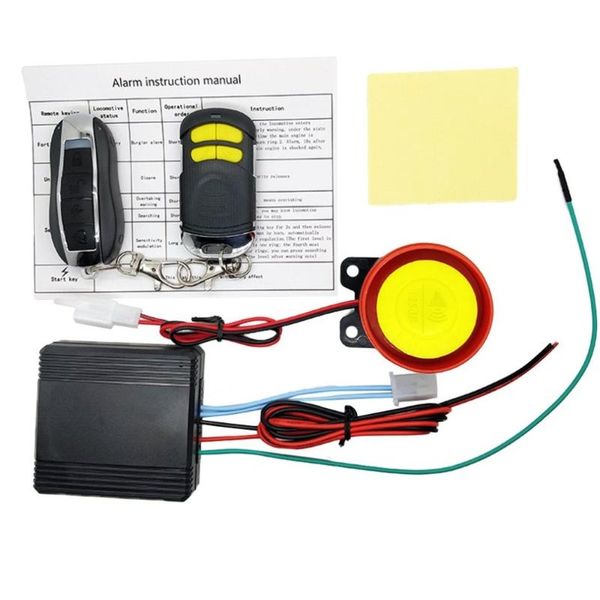 

theft protection universial dual remote control motorcycle alarm security system bike scooter motor