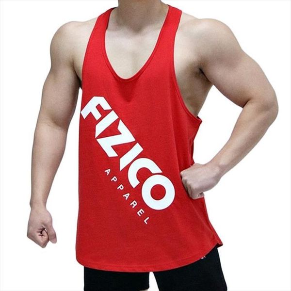 

brand bodybuilding stringer tank men mens fitness singlets gyms clothing sleeveless shirt vest cotton, White;black