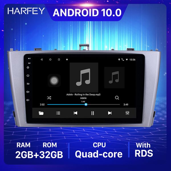 

9 inch android 10.0 car dvd multimedia player 8-core gps radio for 2009-2013 toyota avensis