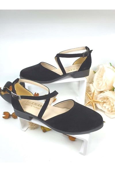 

sandals lady indoor sandals--black suede-36-nkt00032-siyah sÃ¼et-36