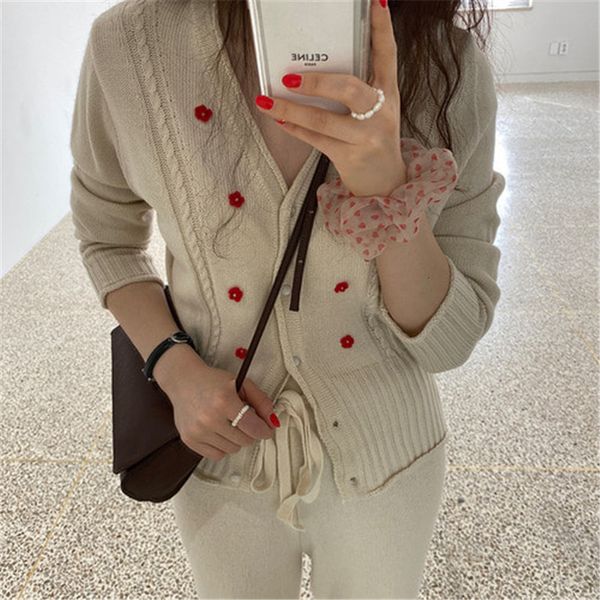 

women's jackets fancy sweet fashion floral pattern ladies'cardigans sweater cardigans and simple printing sweatershirt women', Black;brown