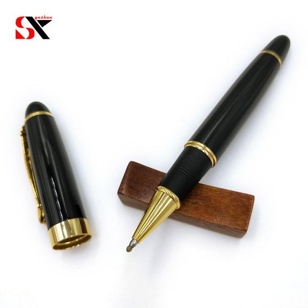 

gel pens yushun roller ball pen black gold clip for business office school supplies