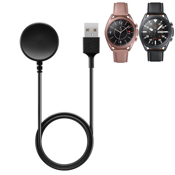 

watch bands usb data and dock charger for samsung galaxy 3 41mm 45mm, Black;brown