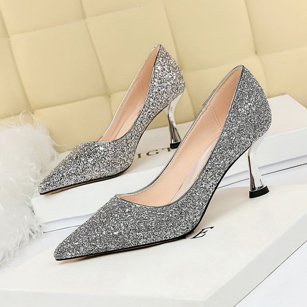 

dress shoes high rivets glitter pumps lady plus size fetish pointed toe wedding bridal low kitten heels 1 h2c2, Black