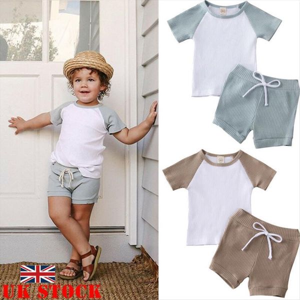 

adorable toddler baby girls boys kids summer clothes short sleeve t shirt shorts pants outfits set 0 5y, White