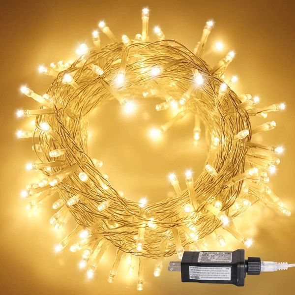 

strings dc24v christmas led string lights 100m 800led twinkle fairy garland 8 modes outdoor waterproof for wedding