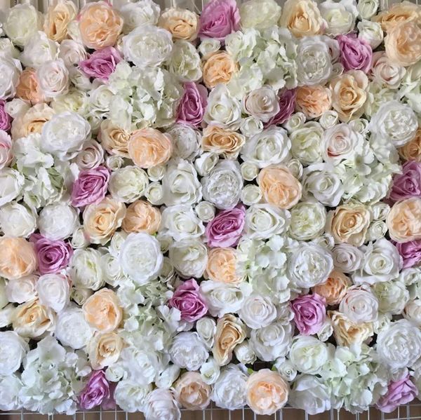 

artificial flower wall for backdrop wedding decoration rose hydrangeas decorative flowers & wreaths