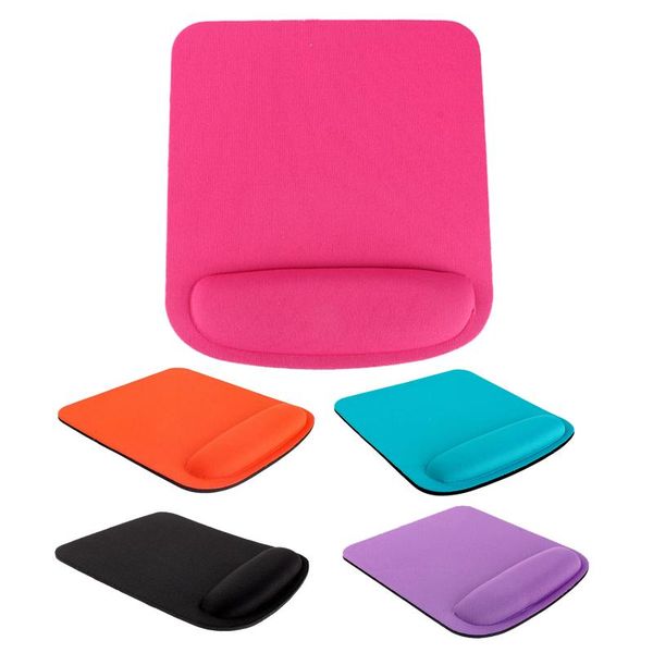 

mouse pads & wrist rests thicken square comfy pad for optical/trackball mat mice computer(dark blue)