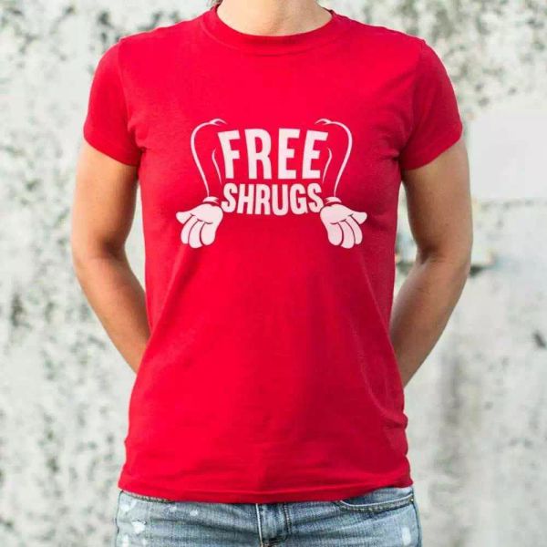 

shrugs t-shirt | women's short sleeve top, White;black