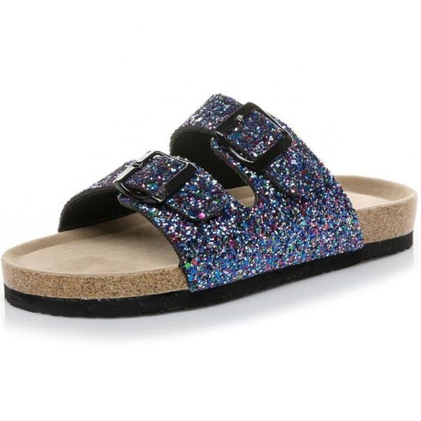 

slippers large size sandals women open-toed flat bottom breathable womens platform fashion casual women's shoes beach, Black