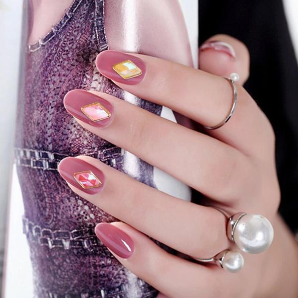 

mixed colorful rhinestones for nails 3d crystal selling simple portable lightweight nail art decorations, Silver;gold