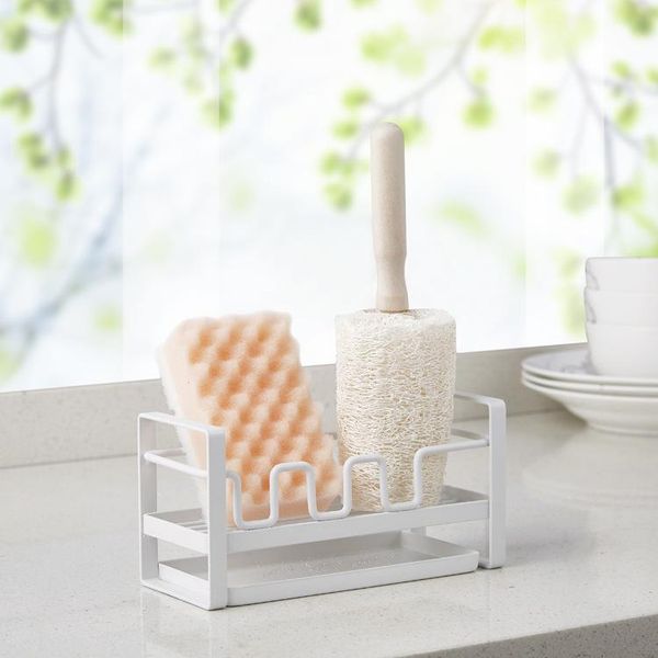 

hooks & rails kitchen drain storage rack sponge cleaning cloth sink desktop