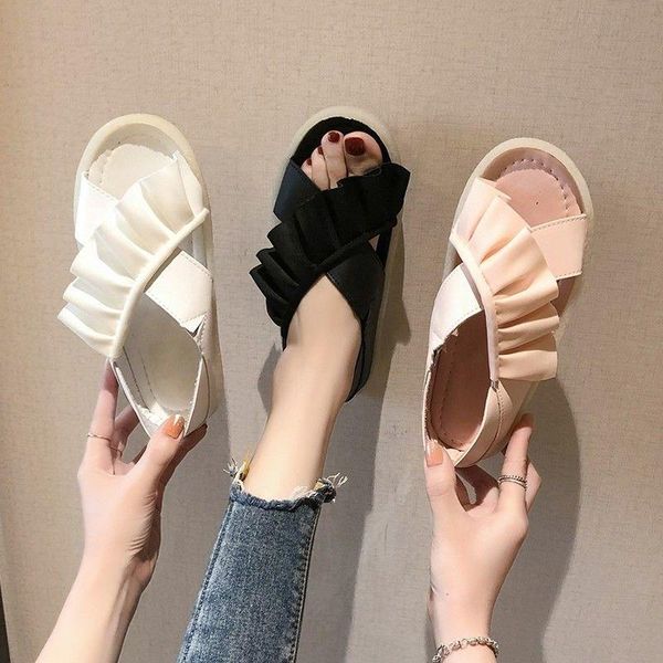 

sandals shoes women women's summer lace sandales femmes sandalias, Black