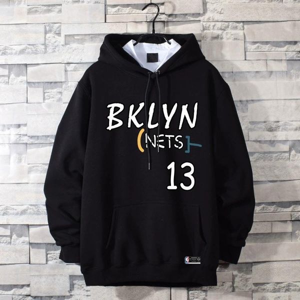 Männer Hoodies Sweatshirts 2022 Mode Trainingsanzüge Herbst Winter Dicke Fleece Langarm Pullover Harden Durant Basketball Sportlich Kleiden