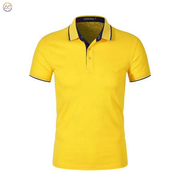 

factory60dl 2019 summer short mens cotton sleeve solid color shirts male breathable polo shirt m-3xl, White;black