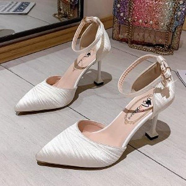 

sandals women summer fashion women's 2021women pointed toe comfortable high heel pumps lady cute sweet shoes dress, Black