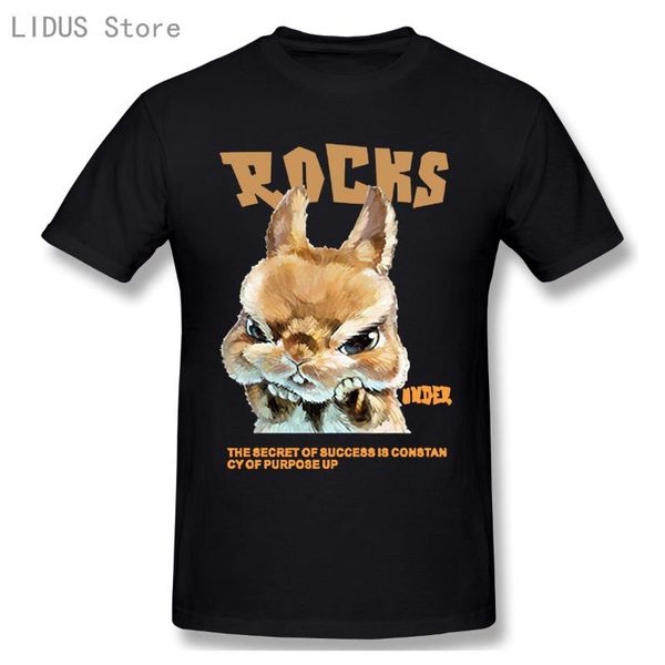 

round neck cotton tshrit squirrel short-sleeved t-shirt cute cartoon print men and women t shirt men's t-shirts, White;black