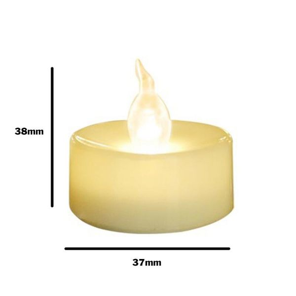 

candles 12pcs battery operated led tea lights flameless weeding decor