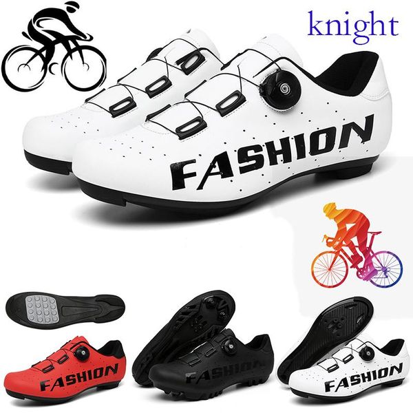 

cycling footwear sports shoes self-locking non-slip mountain bike men's professional road, Black