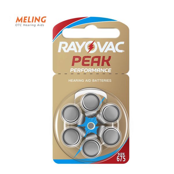 

meling 60 pcs 1.45v rayovac peak new zinc air hearing aid batteries 675a a675 675 pr44 hearing aid batteryscouts