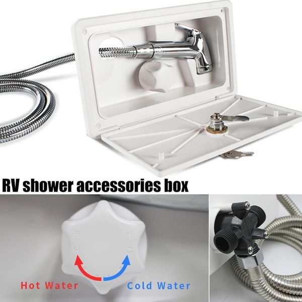 

parts rv shower with lock boat marine camper motorhome caravan accessories box external exterior