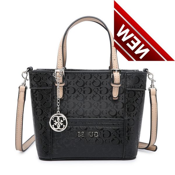 

2022 new women's embossed hand gue & ss shaped bag