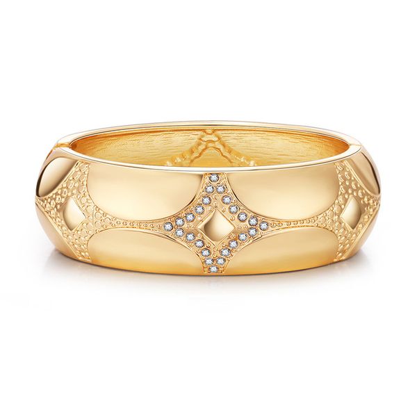 

popular bracelet fashion jewelry light luxury jewelry bracelet embossed stone pattern gold-plated diamond, Black