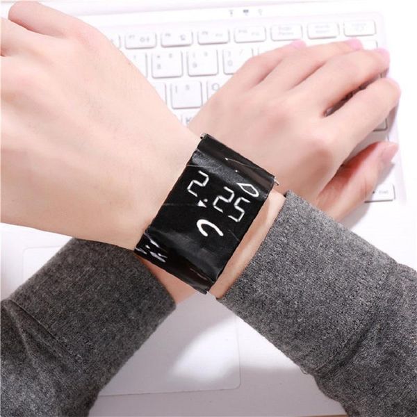 

smart wristbands good-looking waterproof wristband paper watch led clock digital strap watches sport wristwatch