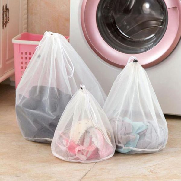 

3pcs laundry bags with foldable protective nets for underwear bras and socks
