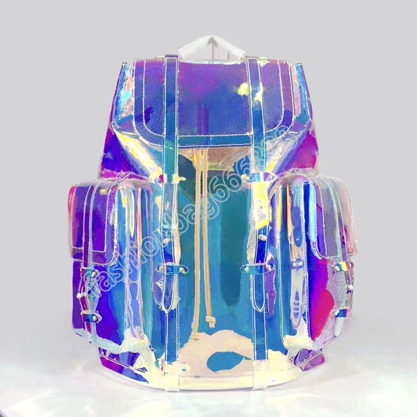 

luxurys designers backpack beach bag laser transparent travel tote handbags fashion brand handbag purse big size